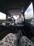 In de taxi naar Bordeaux