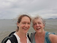 Selfie in de zee