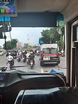 Verkeer vanuit de bus