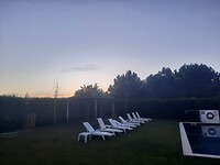 Ochtend gezicht vanuit ons bed