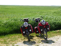 De fietsen.