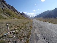 Laatste kilometers in Tadzjikistan
