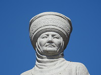 Beeld in Bishkek.