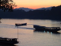 Uitzicht op de Mekong.