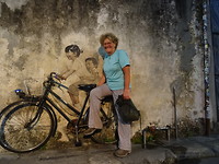 Streetart in Penang.