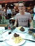 Asado eten in Montevideo Puerto