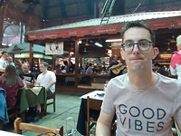 Asado eten in mercado Puerto
