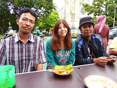 Eating sate