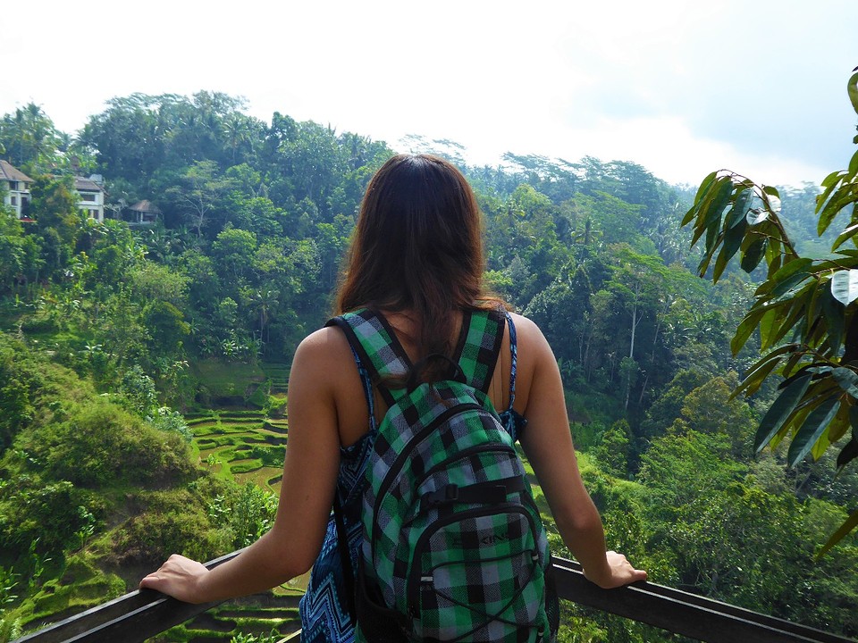 Looking at the beautiful view