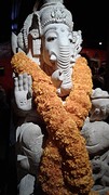 Ganesha with the Swastika sign