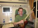 Ik met tar in trein