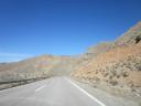 De weg naar de grens Iran/Turkmenistan