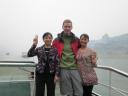 Op de foto met andere cruisepassagiers