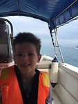 Diecko's haar geföhnd door de wind