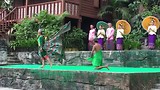 Voorstelling in het Cambodia Cultural Village
