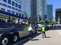 Hop-on hop-off bus voor de sightseeing.