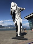 Kunstwerk ‘Digital Orca’.