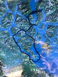 Deze route hebben we gevaren.