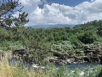 Schitterende natuur, rivier de Miño