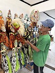 Kleine demonstratie van een Wayang Golek