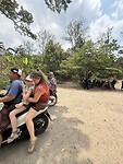 Met de scootertaxi