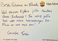 De reisbescheiden zijn binnen