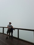 Alpjoch (in de mist)