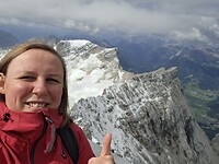 Ik op de Zugspitze