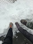 Voetjes in de sneeuw! :). X!