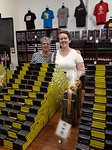 and tante Ineke at the chocolate factory
