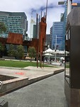The aboriginal at Yagan square