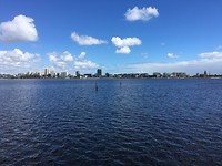 Uitzicht op de andere kant van Perth