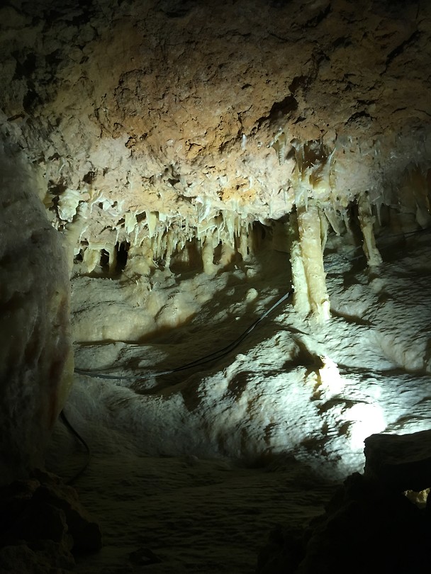Inside the cave