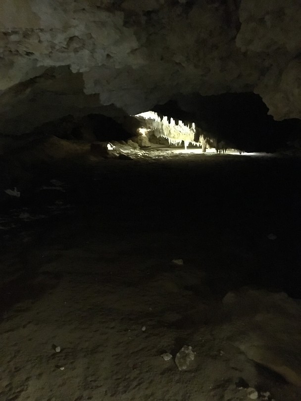 Inside the cave
