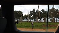 Onderweg vanaf het vliegveld naar Soroti