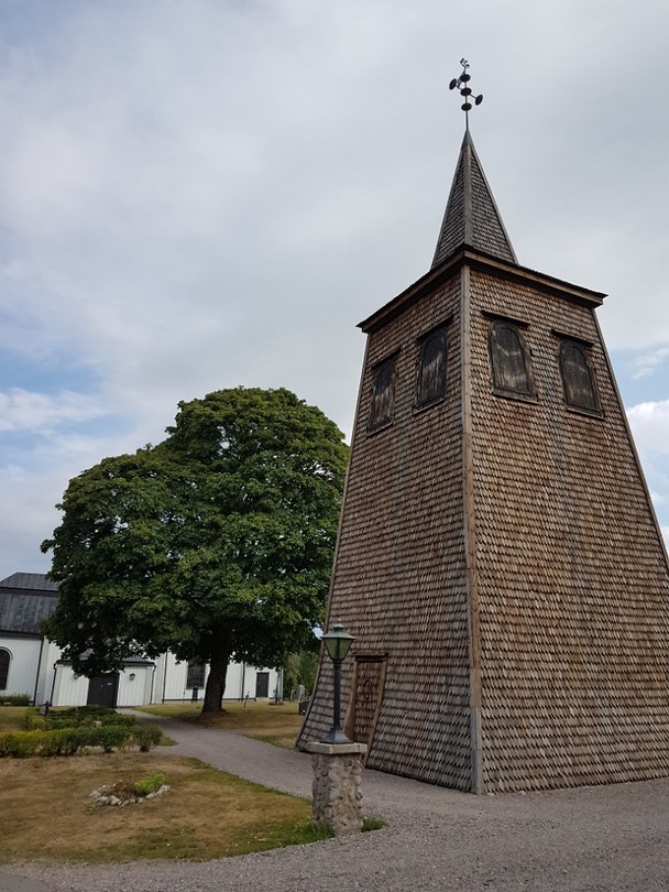 Kerktoren van hout
