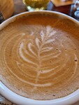 Altijd mooi, zo'n cappuccino