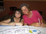 Liz en ik (nog voor m'n verlof)