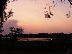 sunrise aan de over van de Nijl
