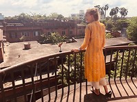 Martine in Indiase kledij
