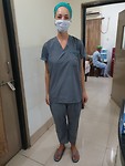 Martine in OK uniform