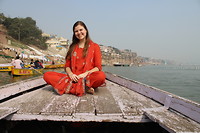 Willianne in Varanasi