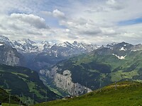 Zicht op Lauterbrunnen