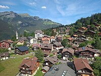Zicht op Wengen