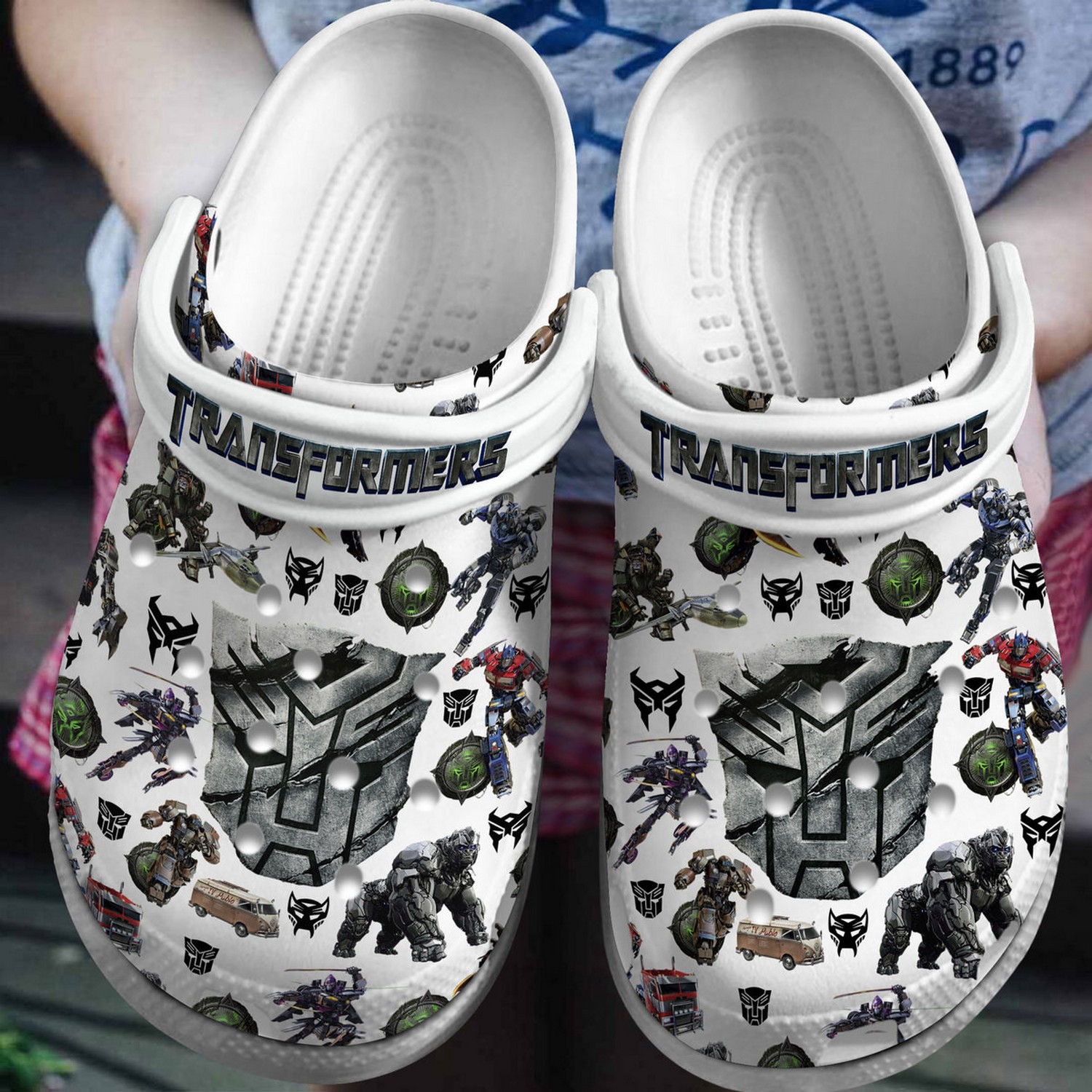 Transformers Movie Signal And Pattern Clogs For Kids And Adults