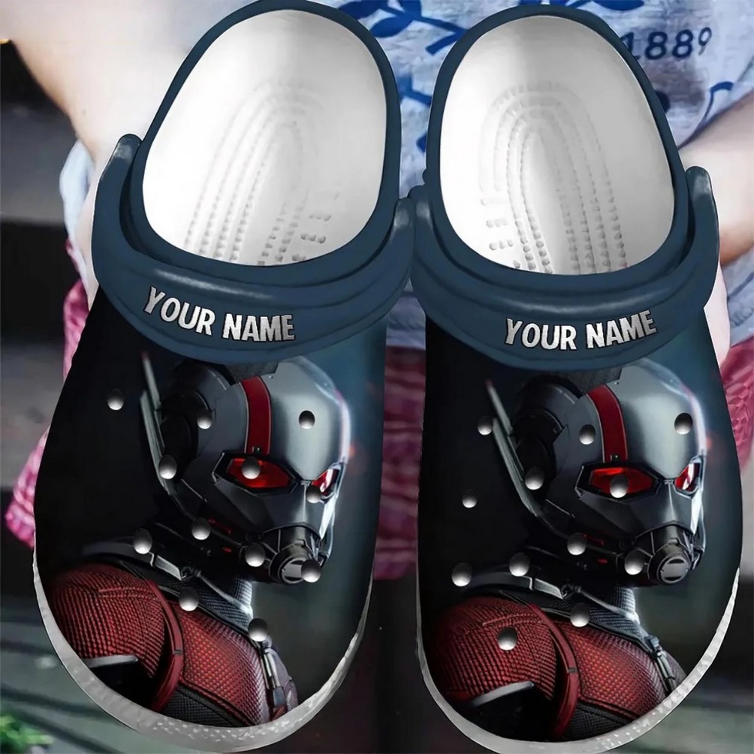 Custom Name Ant-man Armor And Mark Clogs For Kids & Adults