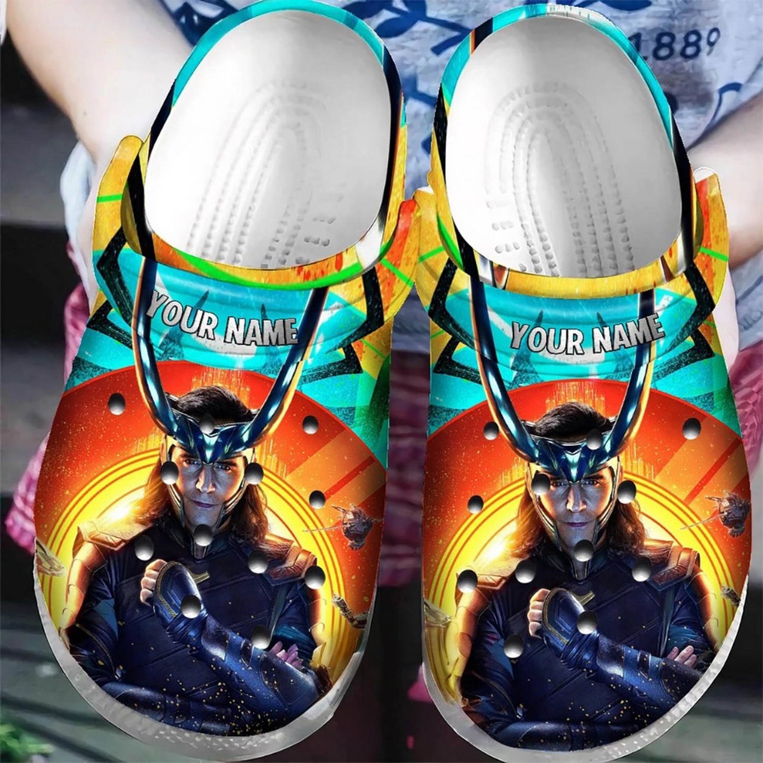 Custom Name Loki Ragnarok Clogs For Kids & Adults