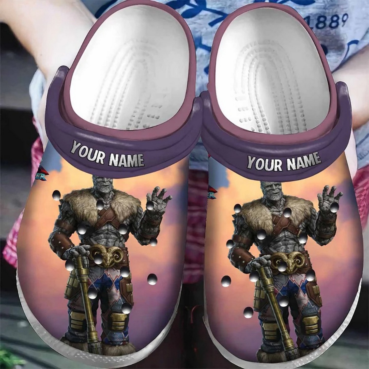 Custom Name Thor Love And Thunder Funny Korg Clogs For Kids & Adults