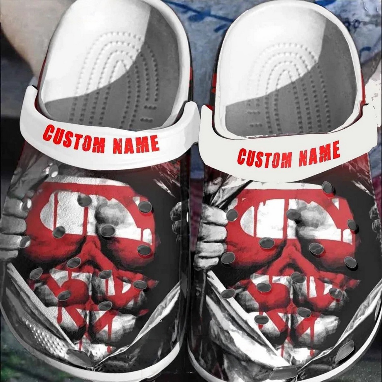 Custom Superman Signal Clogs For Kids & Adults