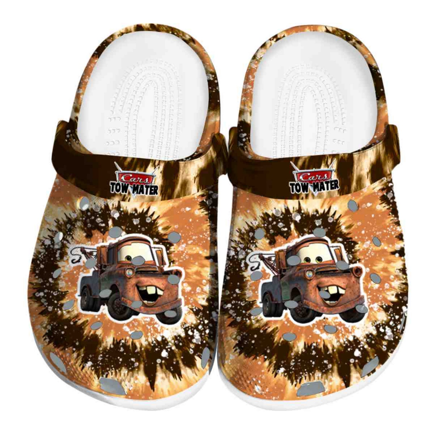 Tow Mater Radiant Burst Effect Clogs For Kids And Adults